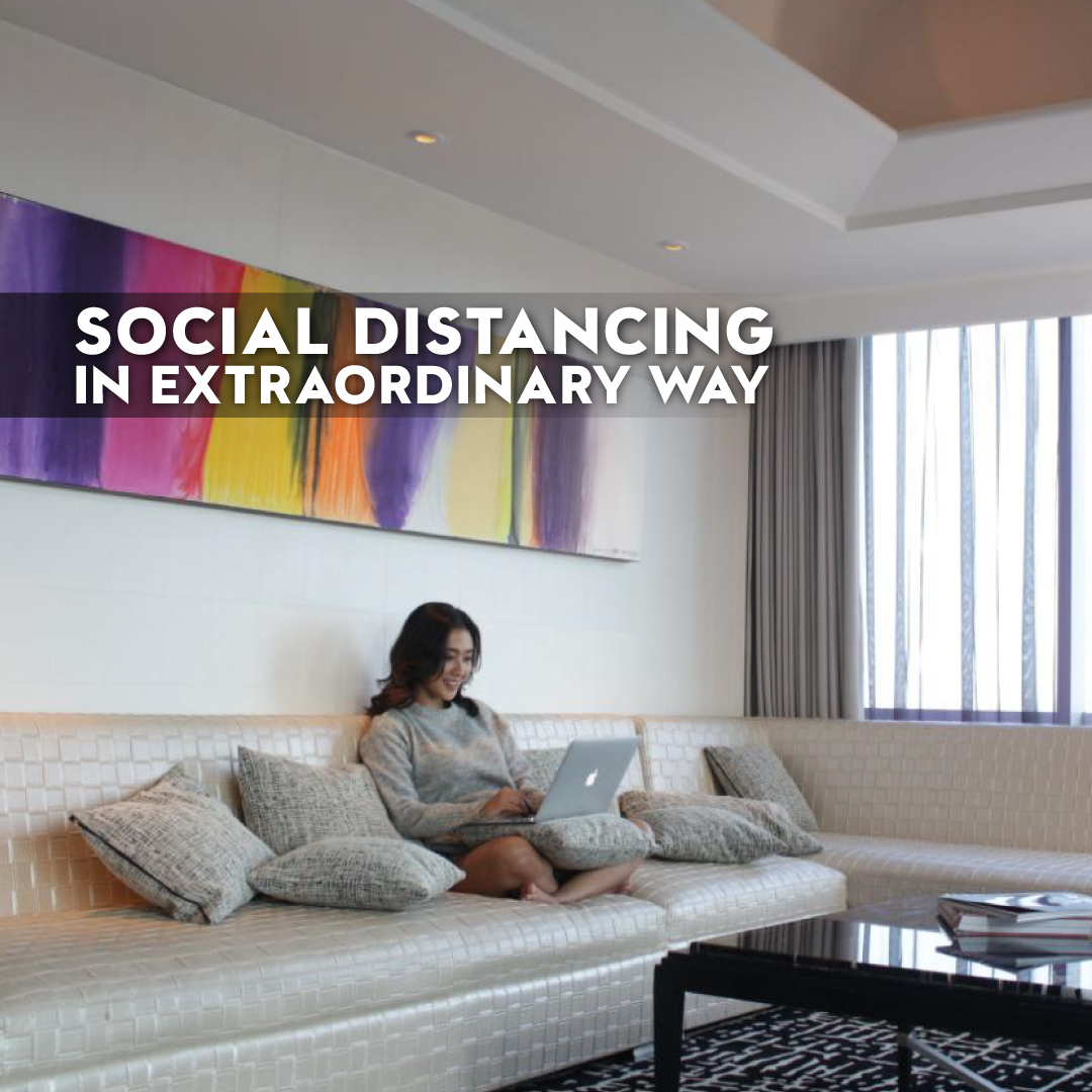 social distancing at TS suites surabaya